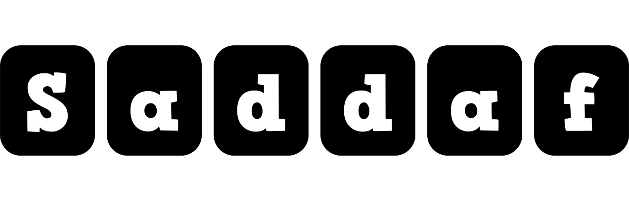 Saddaf box logo