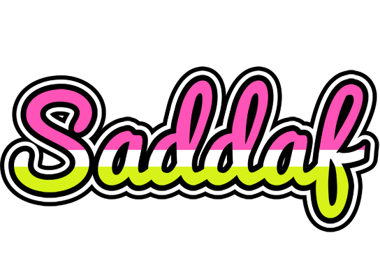 Saddaf candies logo