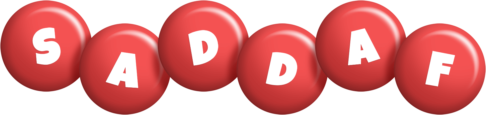 Saddaf candy-red logo