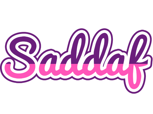 Saddaf cheerful logo