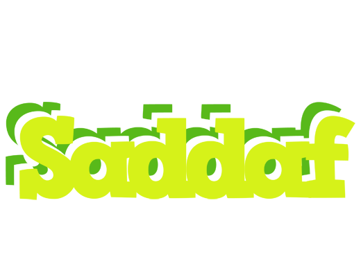 Saddaf citrus logo