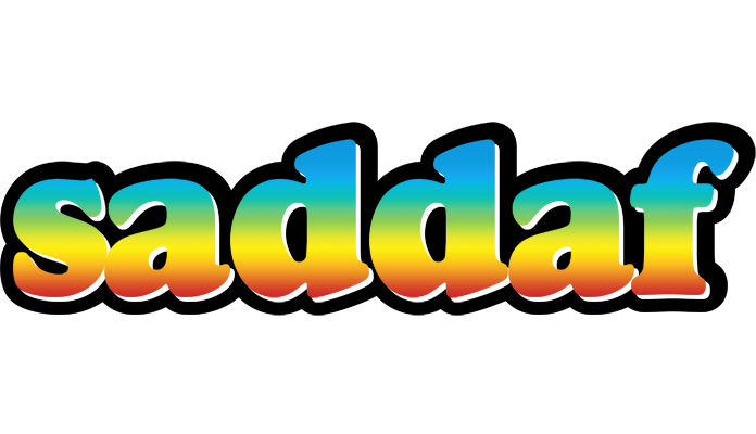 Saddaf color logo