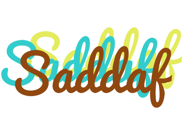 Saddaf cupcake logo