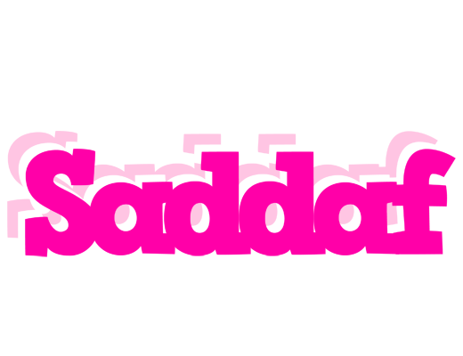 Saddaf dancing logo
