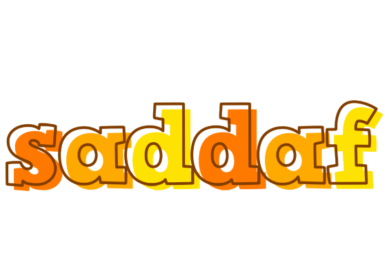 Saddaf desert logo