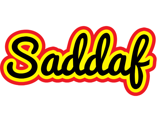 Saddaf flaming logo