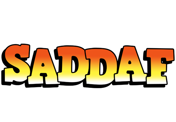 Saddaf sunset logo