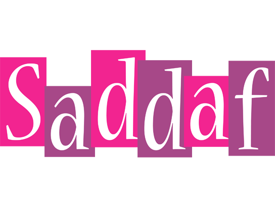 Saddaf whine logo