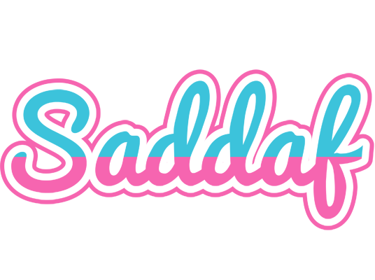 Saddaf woman logo