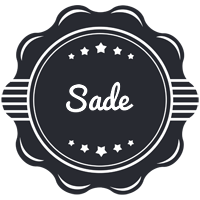 Sade badge logo