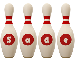 Sade bowling-pin logo