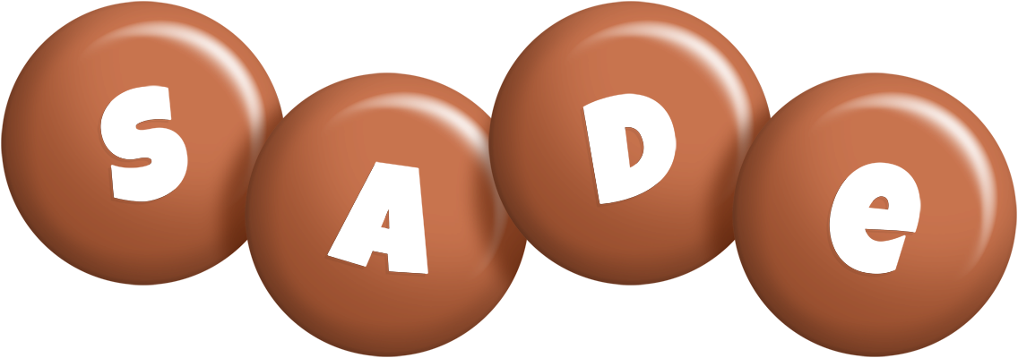 Sade candy-brown logo