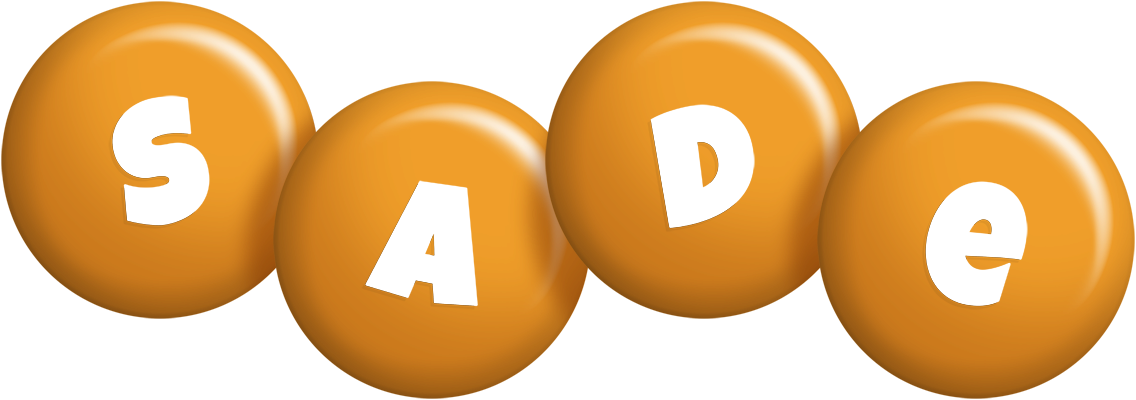 Sade candy-orange logo
