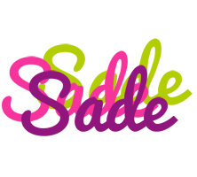 Sade flowers logo