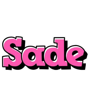 Sade girlish logo