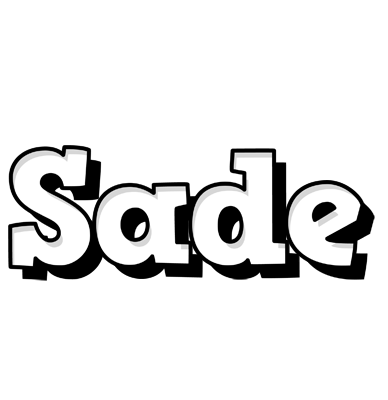 Sade snowing logo