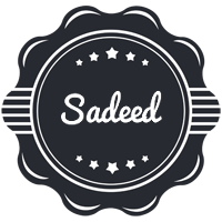 Sadeed badge logo