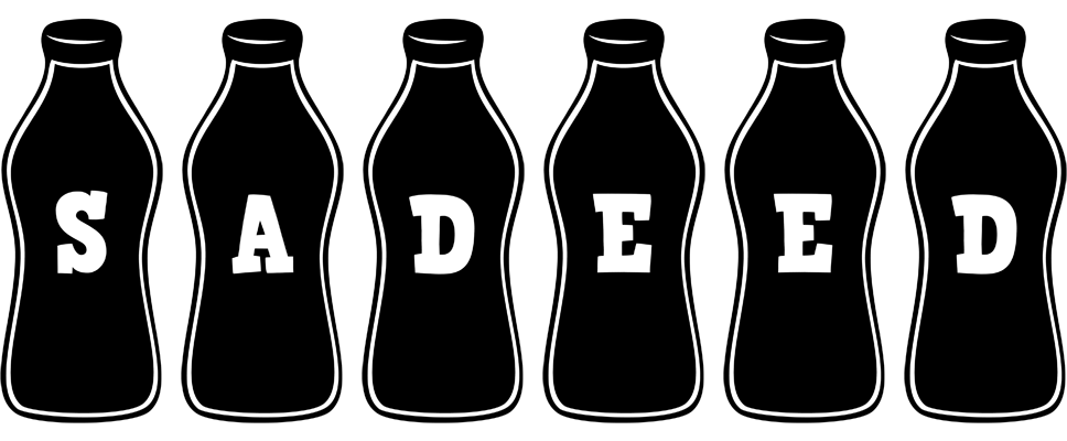 Sadeed bottle logo