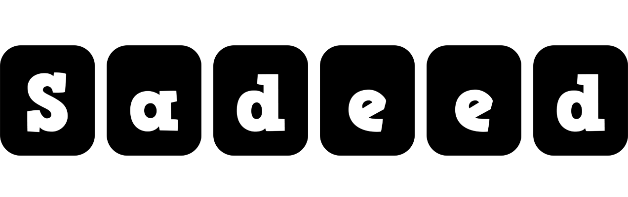 Sadeed box logo