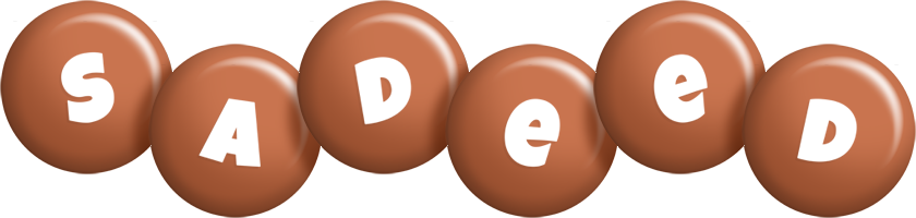 Sadeed candy-brown logo