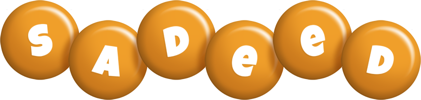 Sadeed candy-orange logo