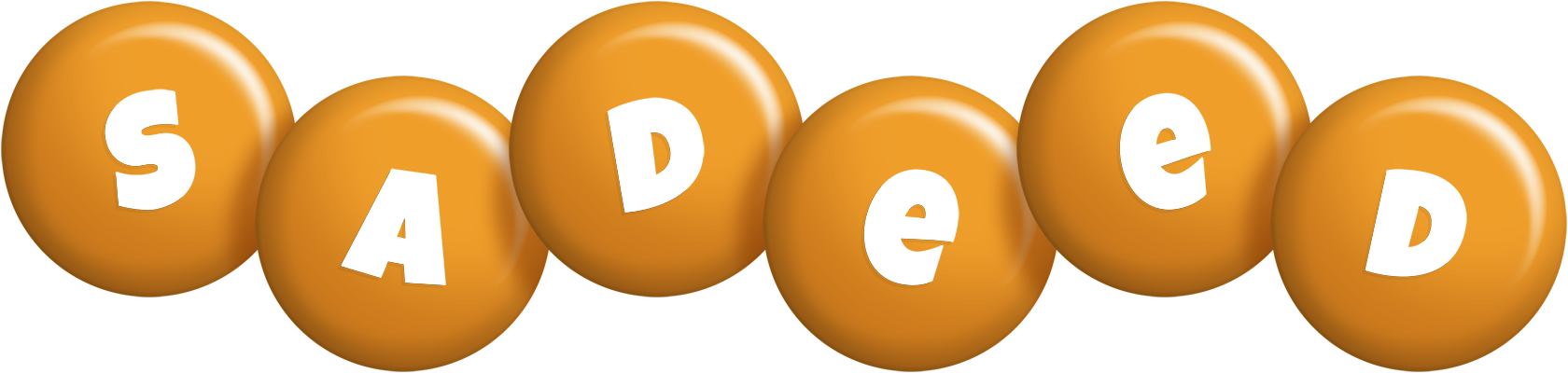 Sadeed candy-orange logo