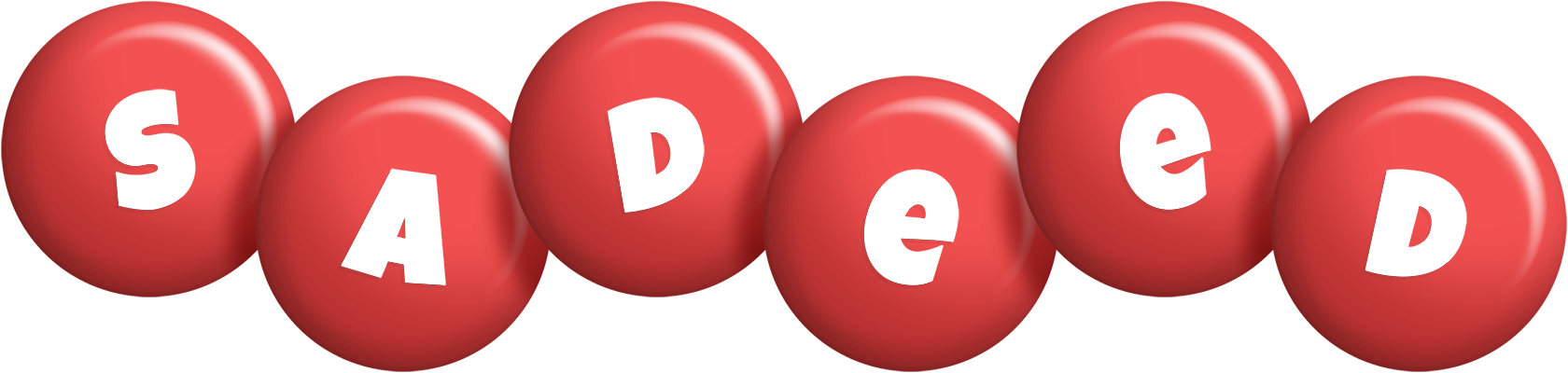 Sadeed candy-red logo