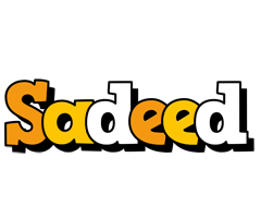 Sadeed cartoon logo