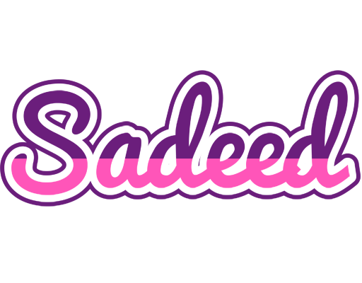 Sadeed cheerful logo