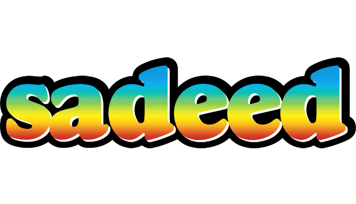 Sadeed color logo