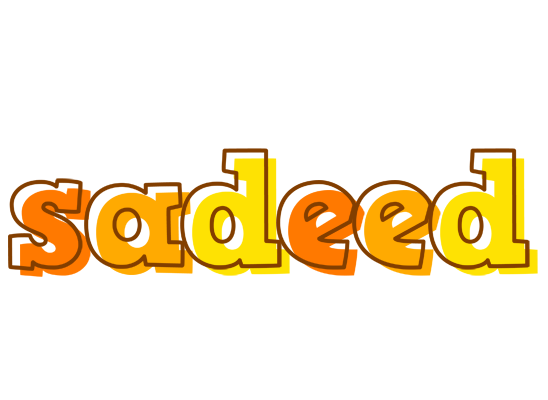 Sadeed desert logo
