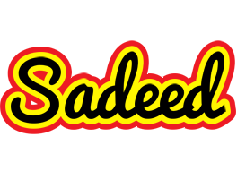 Sadeed flaming logo