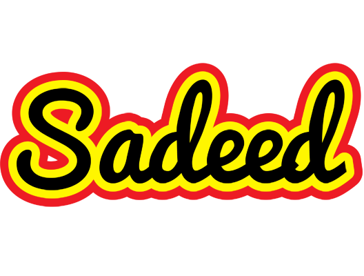 Sadeed flaming logo