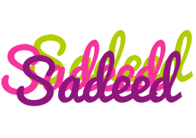 Sadeed flowers logo