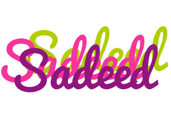 Sadeed flowers logo