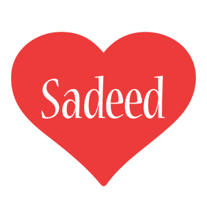 Sadeed love logo