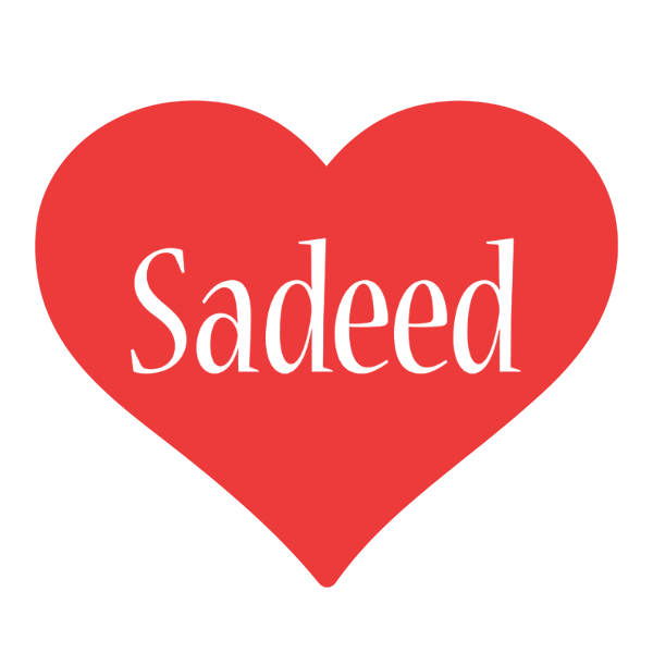 Sadeed love logo