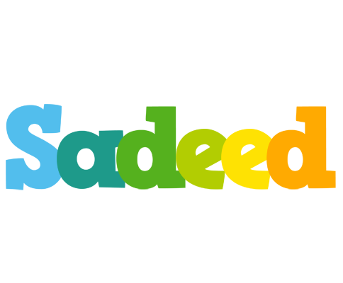 Sadeed rainbows logo