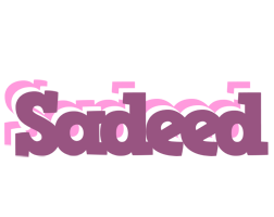 Sadeed relaxing logo