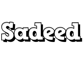 Sadeed snowing logo