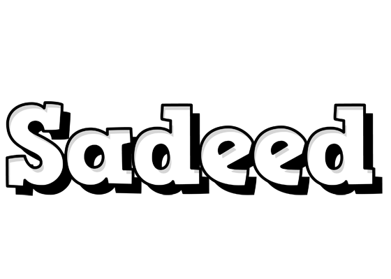 Sadeed snowing logo