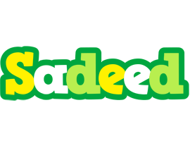 Sadeed soccer logo