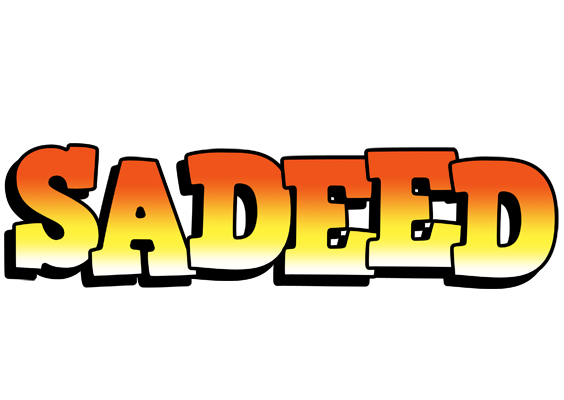 Sadeed sunset logo