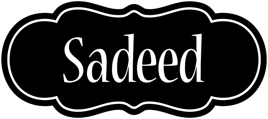 Sadeed welcome logo