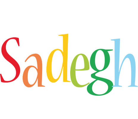 Sadegh birthday logo