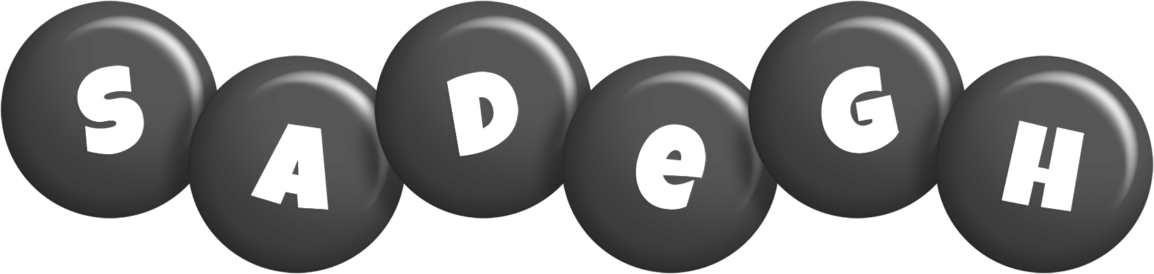 Sadegh candy-black logo