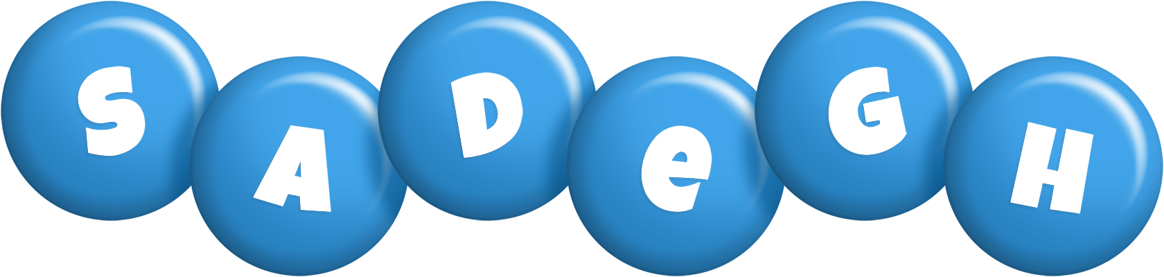 Sadegh candy-blue logo