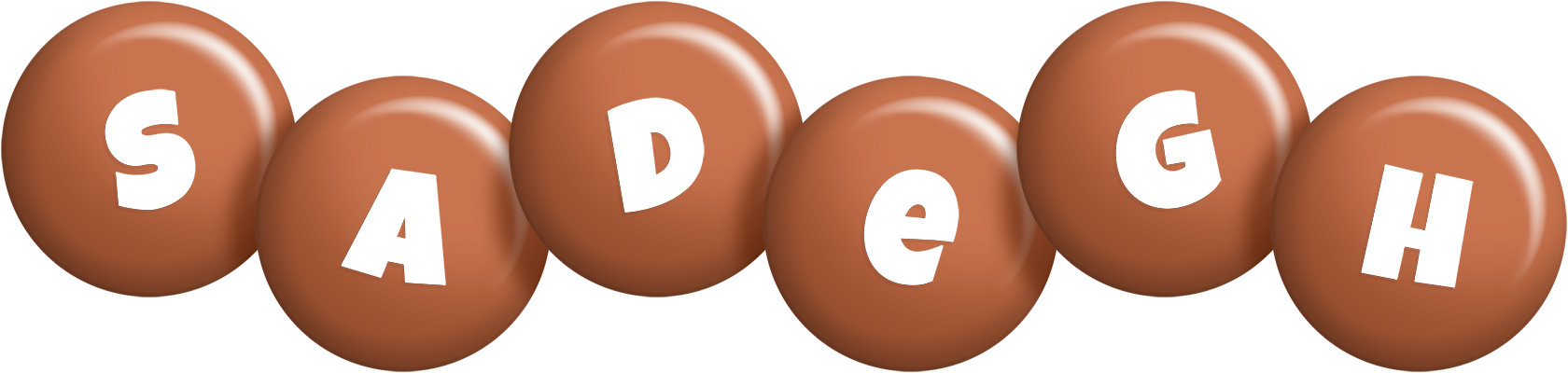 Sadegh candy-brown logo