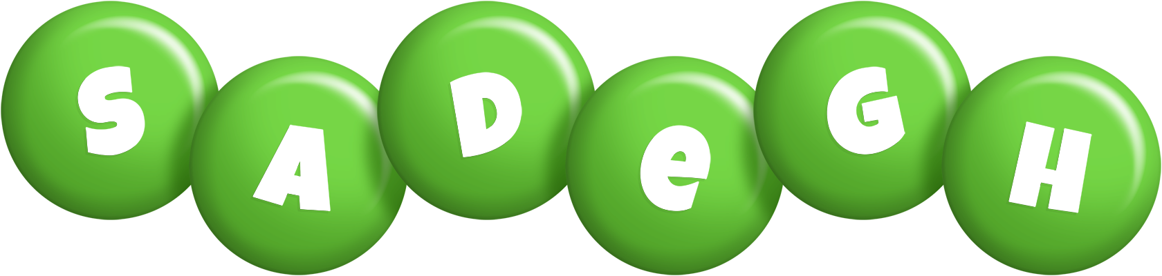 Sadegh candy-green logo