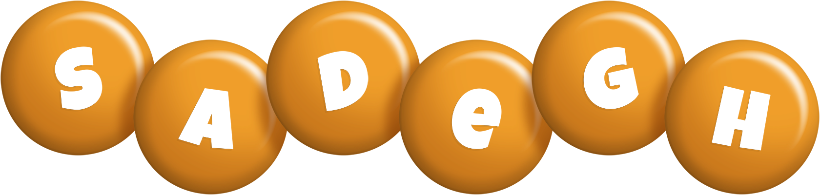 Sadegh candy-orange logo